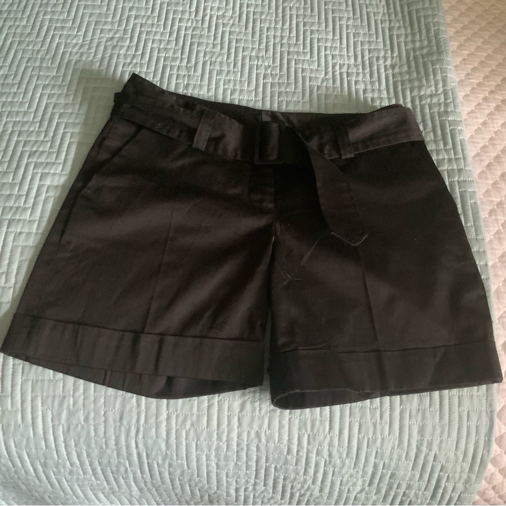 Ellen Tracy Belted Shorts